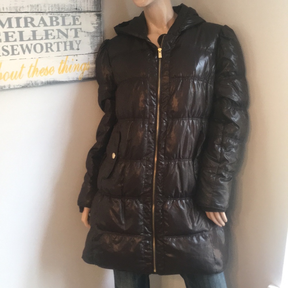 MICHAEL Michael Kors Dark Brown Puffer Jacket